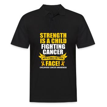 Enfant Cancer - Polo Homme - noir - Devant - Kai (181cm)