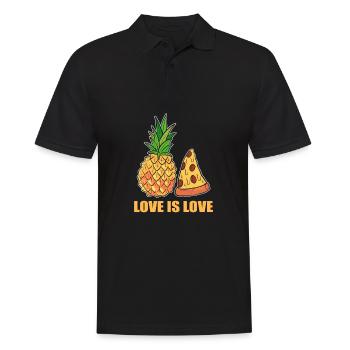 Pineapple - Men's Polo Shirt - black - Front - Kai (181cm)