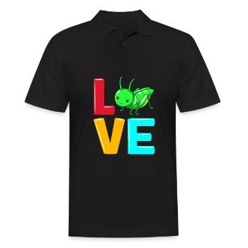 Grasshopper - Men's Polo Shirt - black - Front - Kai (181cm)