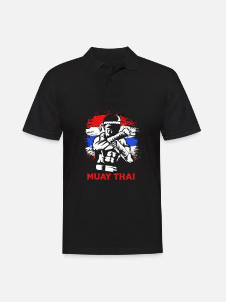 Muay Thai Boxing - Men's Polo Shirt - black