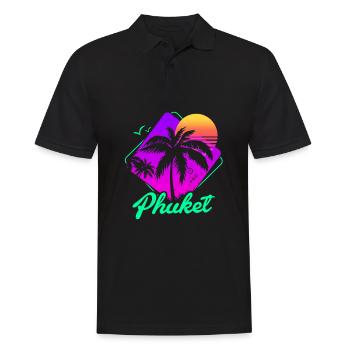 Thailand Thai Sprache Phuket - Männer Poloshirt - Schwarz - Vorne - Kai (181cm)