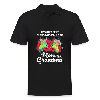Hummingbird - Men's Polo Shirt - black - Front - Kai (181cm)