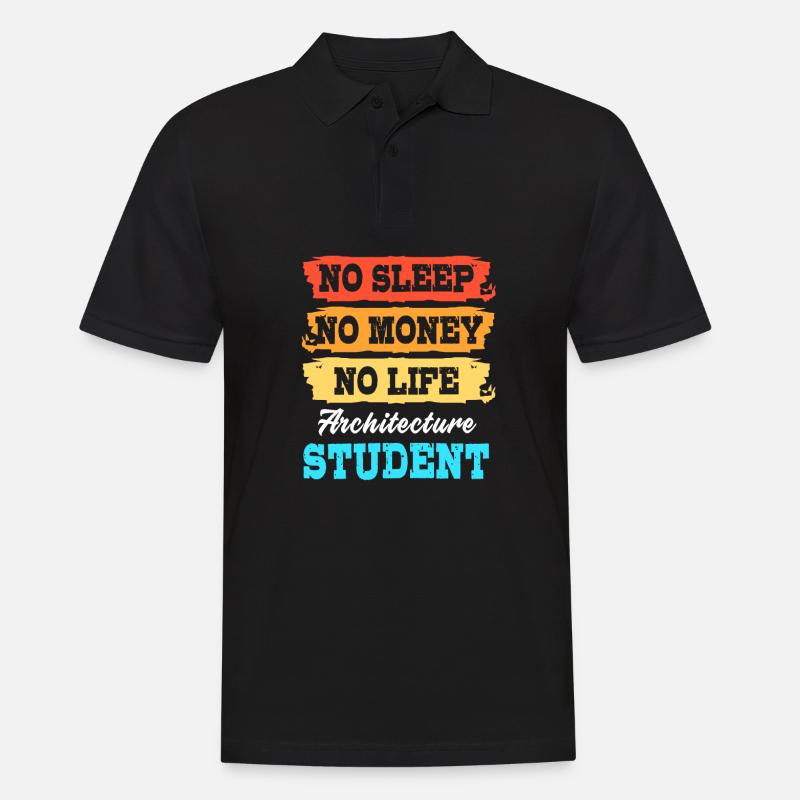 Architektur - Männer Poloshirt - Schwarz