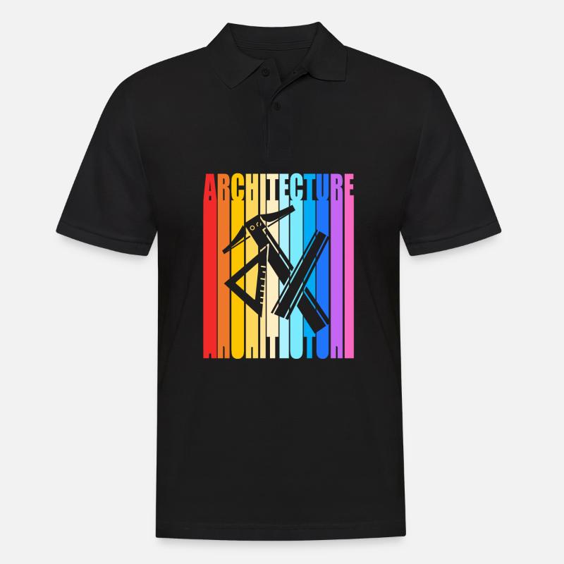 Architekt - Männer Poloshirt - Schwarz