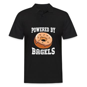 Bagel - Men's Polo Shirt - black - Front - Kai (181cm)