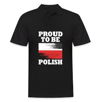 Pologne Polonais - Polo Homme - noir - Devant - Kai (181cm)