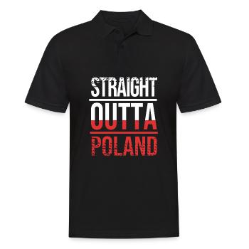 Pologne Polonais - Polo Homme - noir - Devant - Kai (181cm)