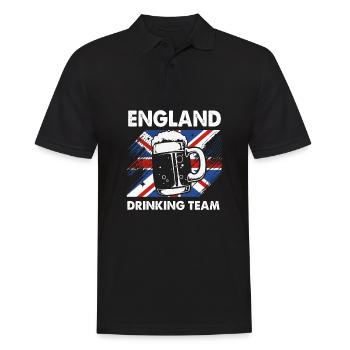 Angleterre Anglais - Polo Homme - noir - Devant - Kai (181cm)