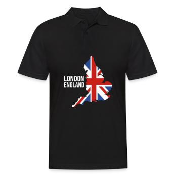 Angleterre, Londres - Polo Homme - noir - Devant - Kai (181cm)