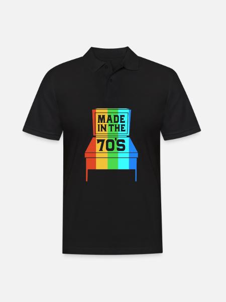 Flipper Pinball - Men's Polo Shirt - black