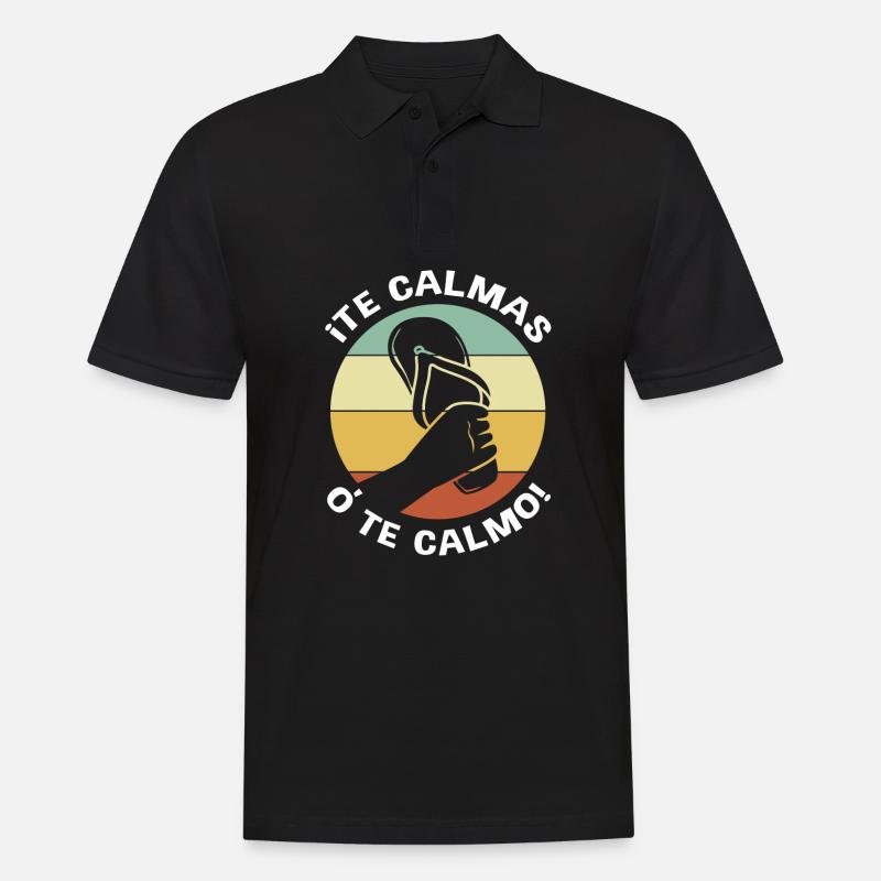 Latina Mutter Latino - Männer Poloshirt - Schwarz