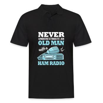 Antenne radio amateur - Polo Homme - noir - Devant - Kai (181cm)