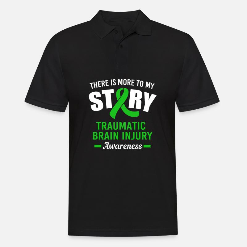 Schädel Hirn Trauma - Männer Poloshirt - Schwarz