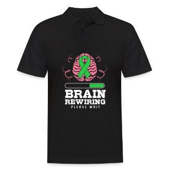 Traumatic brain injury - Men's Polo Shirt - black - Front - Kai (181cm)