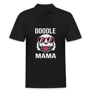Goldendoodle - Männer Poloshirt - Schwarz - Vorne - Kai (181cm)