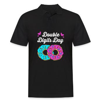 34. Geburtstag Zehn Geburtsjahr Geburtsdatum - Männer Poloshirt - Schwarz - Vorne - Kai (181cm)