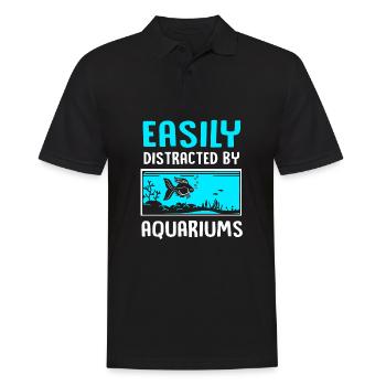 Aquariophile d’aquarium - Polo Homme - noir - Devant - Kai (181cm)