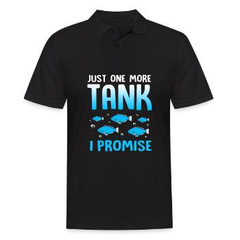 Aquariophile d’aquarium - Polo Homme - noir - Devant - Kai (181cm)