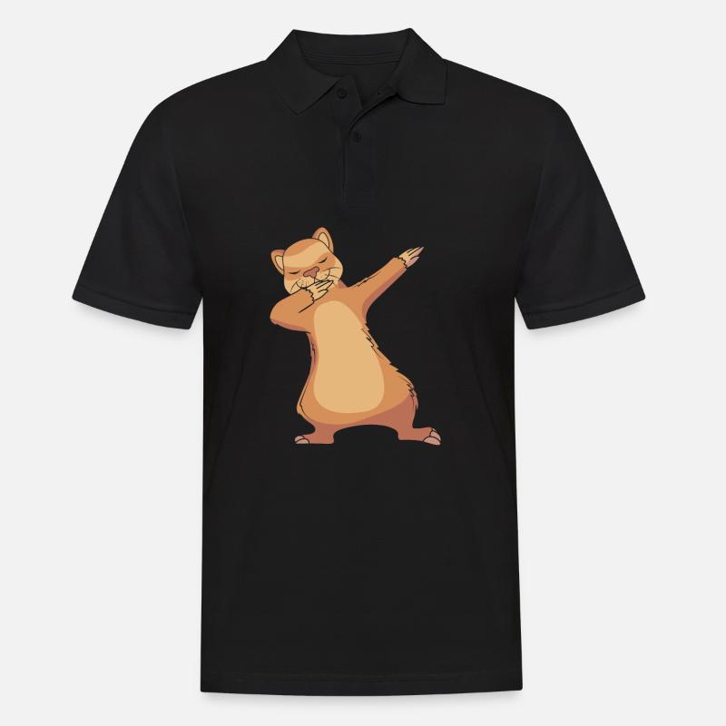 Frettchen - Männer Poloshirt - Schwarz