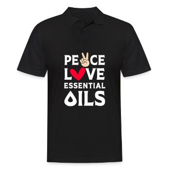 Essential oil - Men's Polo Shirt - black - Front - Kai (181cm)