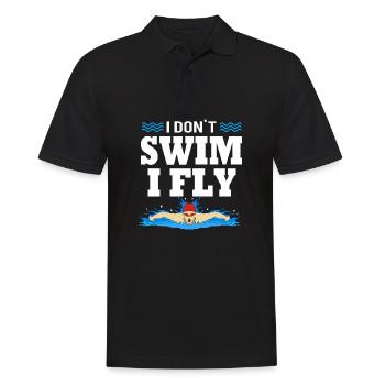 Natation Nageurs Piscine Moniteurs de natation - Polo Homme - noir - Devant - Kai (181cm)