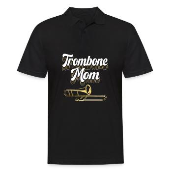 Posaune - Männer Poloshirt - Schwarz - Vorne - Kai (181cm)