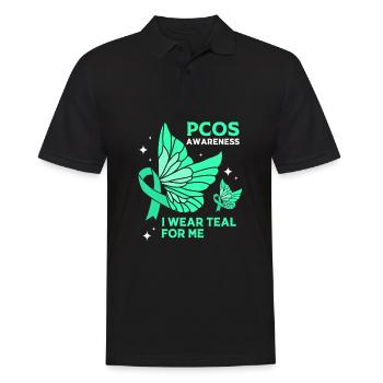 Sensibilisation au SOPK - Polo Homme - noir - Devant - Kai (181cm)