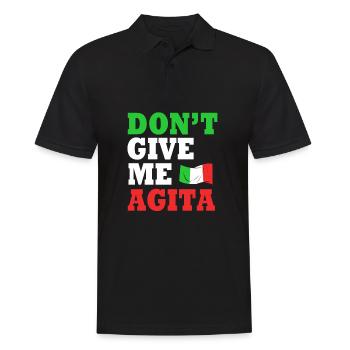 Italien Italie Italie - Polo Homme - noir - Devant - Kai (181cm)