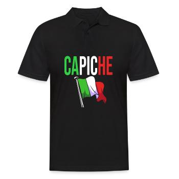 Italien Italie Italie - Polo Homme - noir - Devant - Kai (181cm)