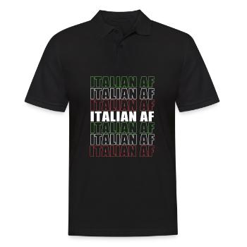 Italien Italie Italie - Polo Homme - noir - Devant - Kai (181cm)