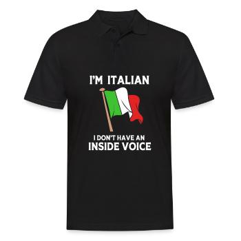 Italien Italie Italie - Polo Homme - noir - Devant - Kai (181cm)