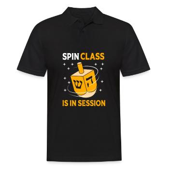 Hanukkah - Men's Polo Shirt - black - Front - Kai (181cm)