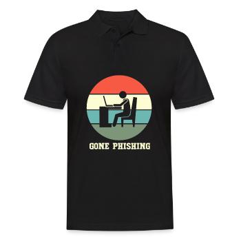 Cyber programmeur cybersécurité Hacker - Polo Homme - noir - Devant - Kai (181cm)