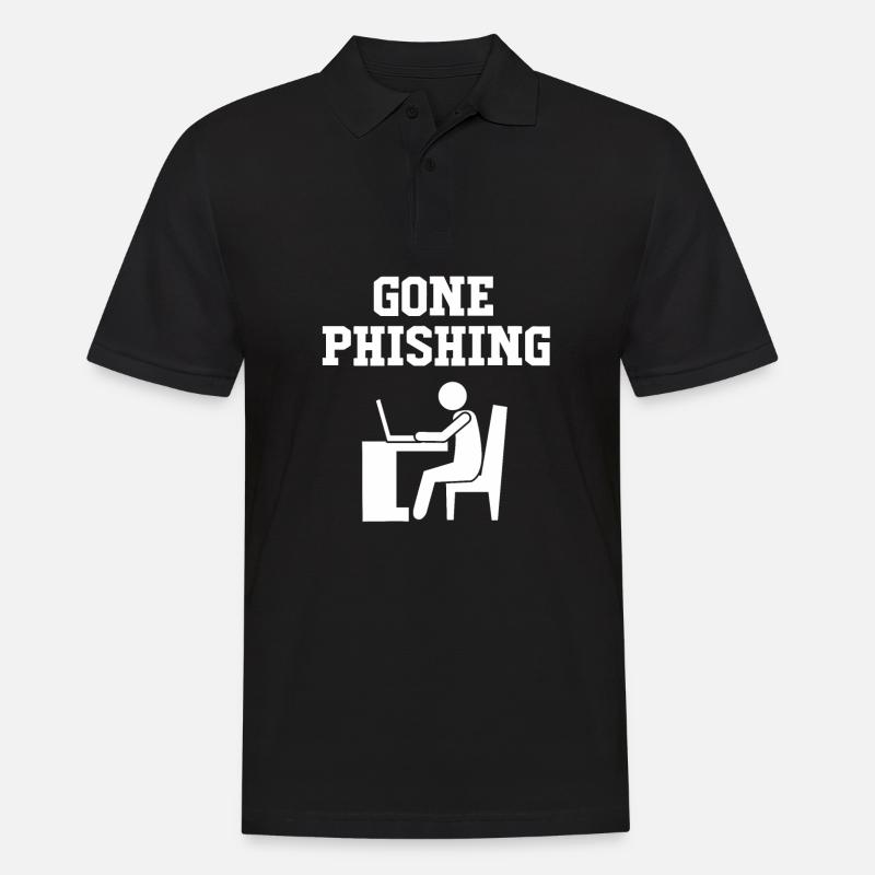 Cyber programmeur cybersécurité Hacker - Polo Homme - noir