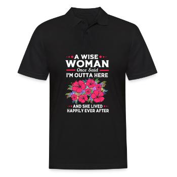 Retirement Pensioner Pensioner - Men's Polo Shirt - black - Front - Kai (181cm)