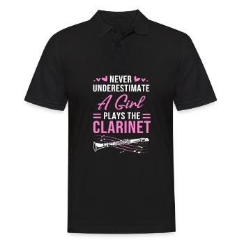 Clarinette - Polo Homme - noir - Devant - Kai (181cm)