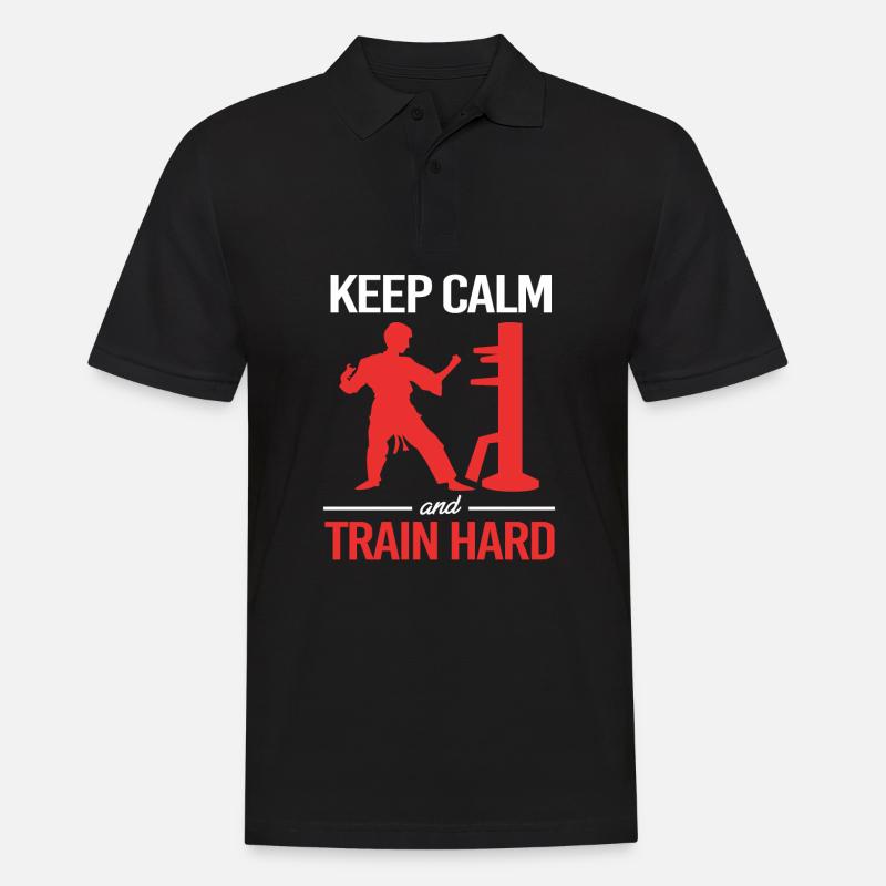 Wing Chun - Männer Poloshirt - Schwarz