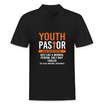 Pasteur des jeunes - Polo Homme - noir - Devant - Kai (181cm)
