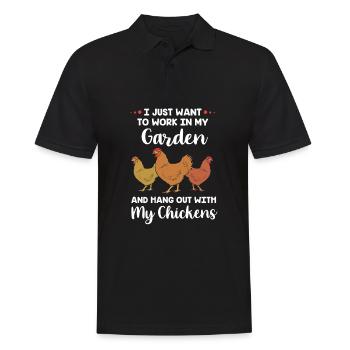 Poulet Volaille - Polo Homme - noir - Devant - Kai (181cm)