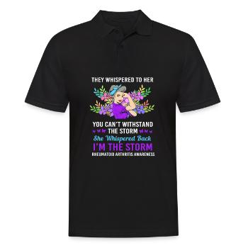 Rheuma Arthritis - Männer Poloshirt - Schwarz - Vorne - Kai (181cm)