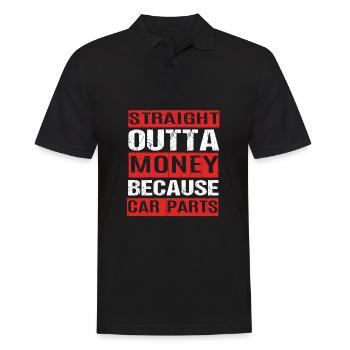 Motorist - Men's Polo Shirt - black - Front - Kai (181cm)