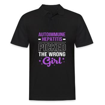 Autoimmune disease - Men's Polo Shirt - black - Front - Kai (181cm)