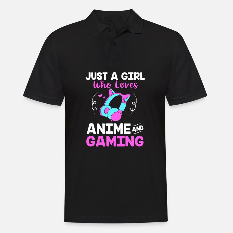 Gamer - Männer Poloshirt - Schwarz