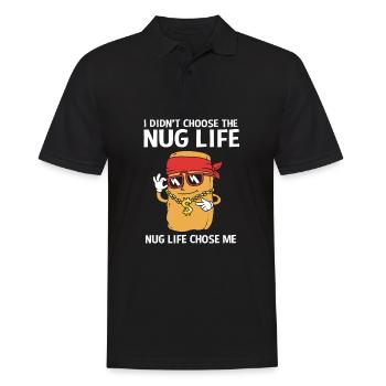 Nuggets de poulet - Polo Homme - noir - Devant - Kai (181cm)
