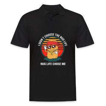 Nuggets de poulet - Polo Homme - noir - Devant - Kai (181cm)