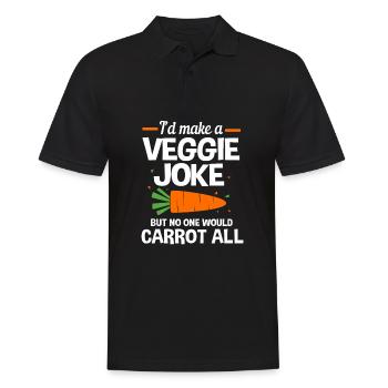 Carottes Légumes - Polo Homme - noir - Devant - Kai (181cm)