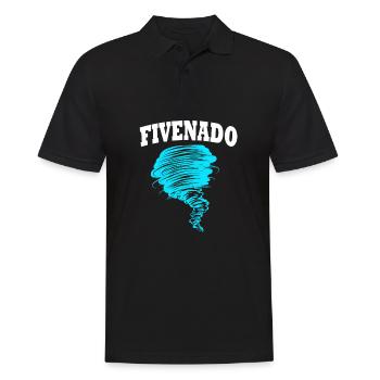 Tornado Birthday Fête d’anniversaire des enfants - Polo Homme - noir - Devant - Kai (181cm)