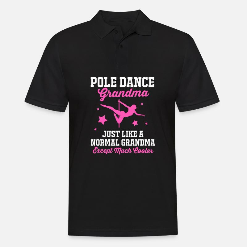 Pole Dance - Männer Poloshirt - Schwarz