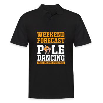 Pole Dance - Männer Poloshirt - Schwarz - Vorne - Kai (181cm)