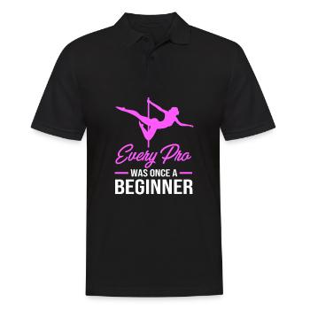 Pole Dance - Männer Poloshirt - Schwarz - Vorne - Kai (181cm)